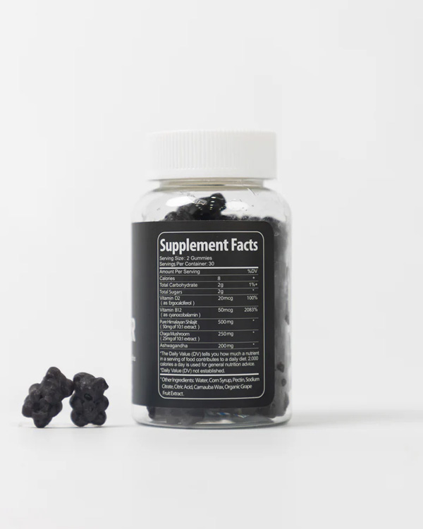 Sweet Bear Shilajit Vitamin facts